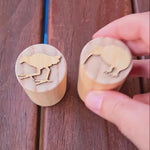 Load and play video in Gallery viewer, Native Bird Habitat Playdough Stamp Set
