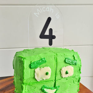 Numberling Cake Topper