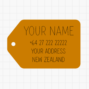 Luggage bag tag