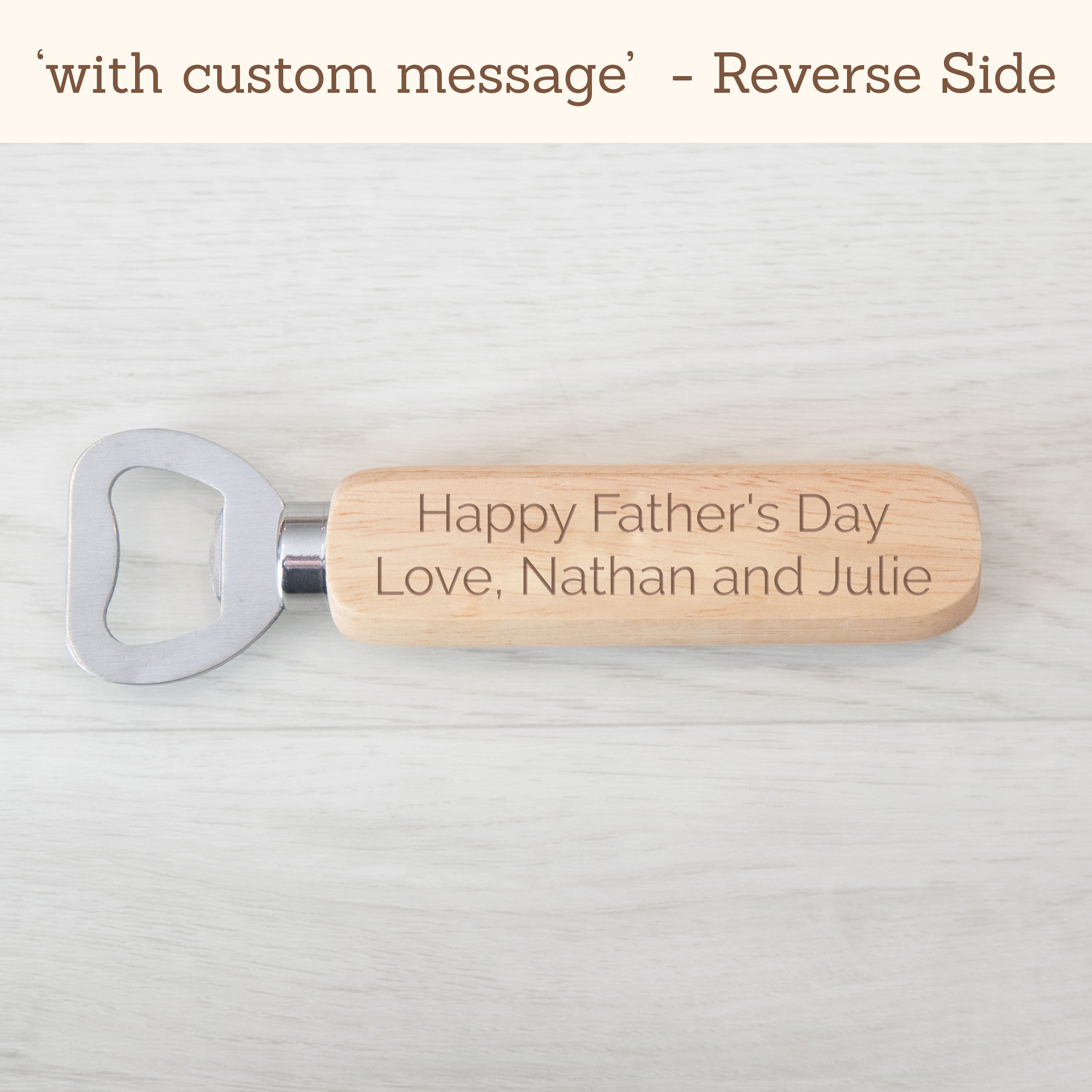 Custom Bottle Opener - Handheld