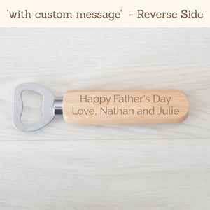 Custom Bottle Opener - Handheld