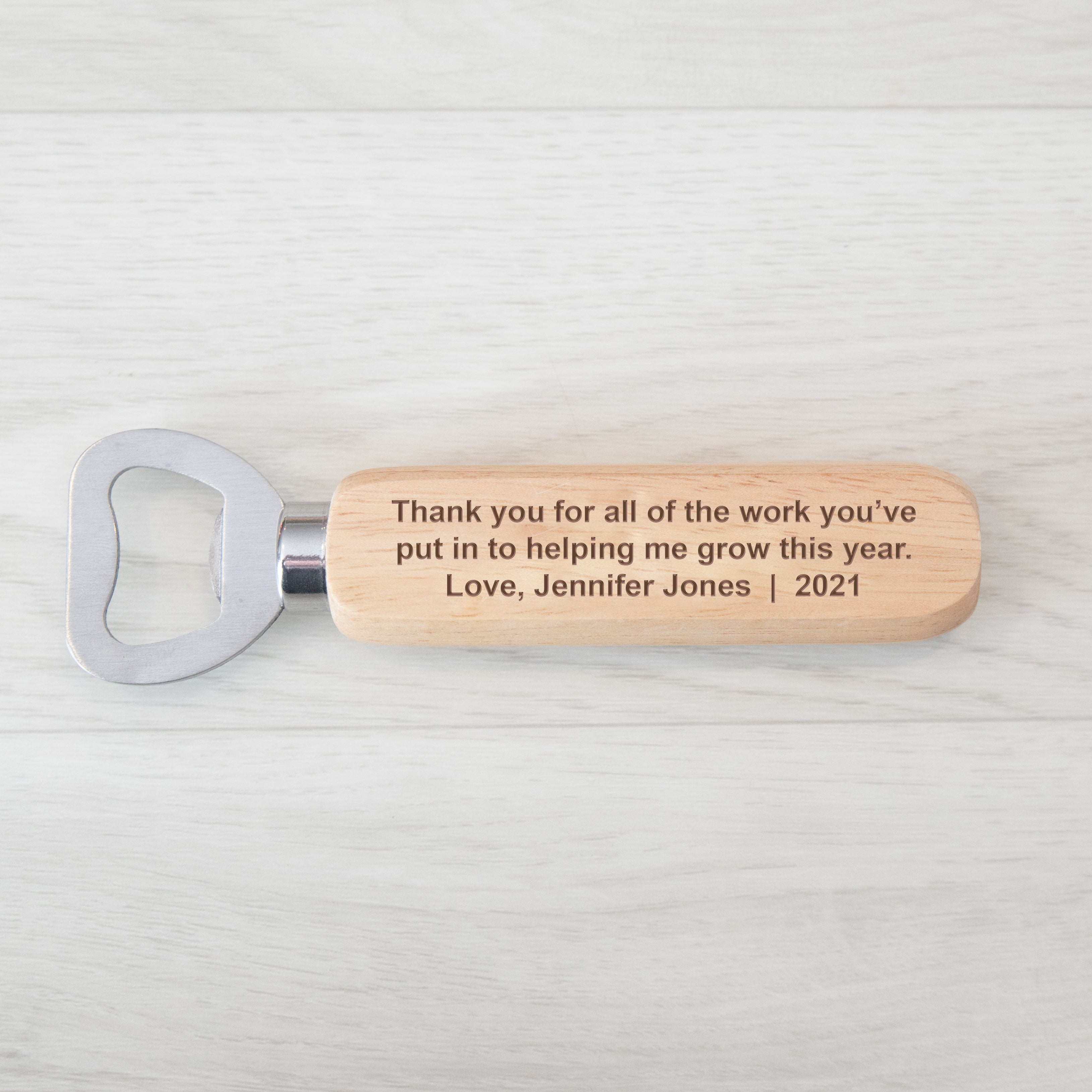 Custom Teacher Bottle Opener - Handheld