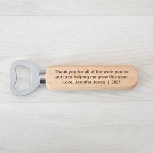 Custom Teacher Bottle Opener - Handheld