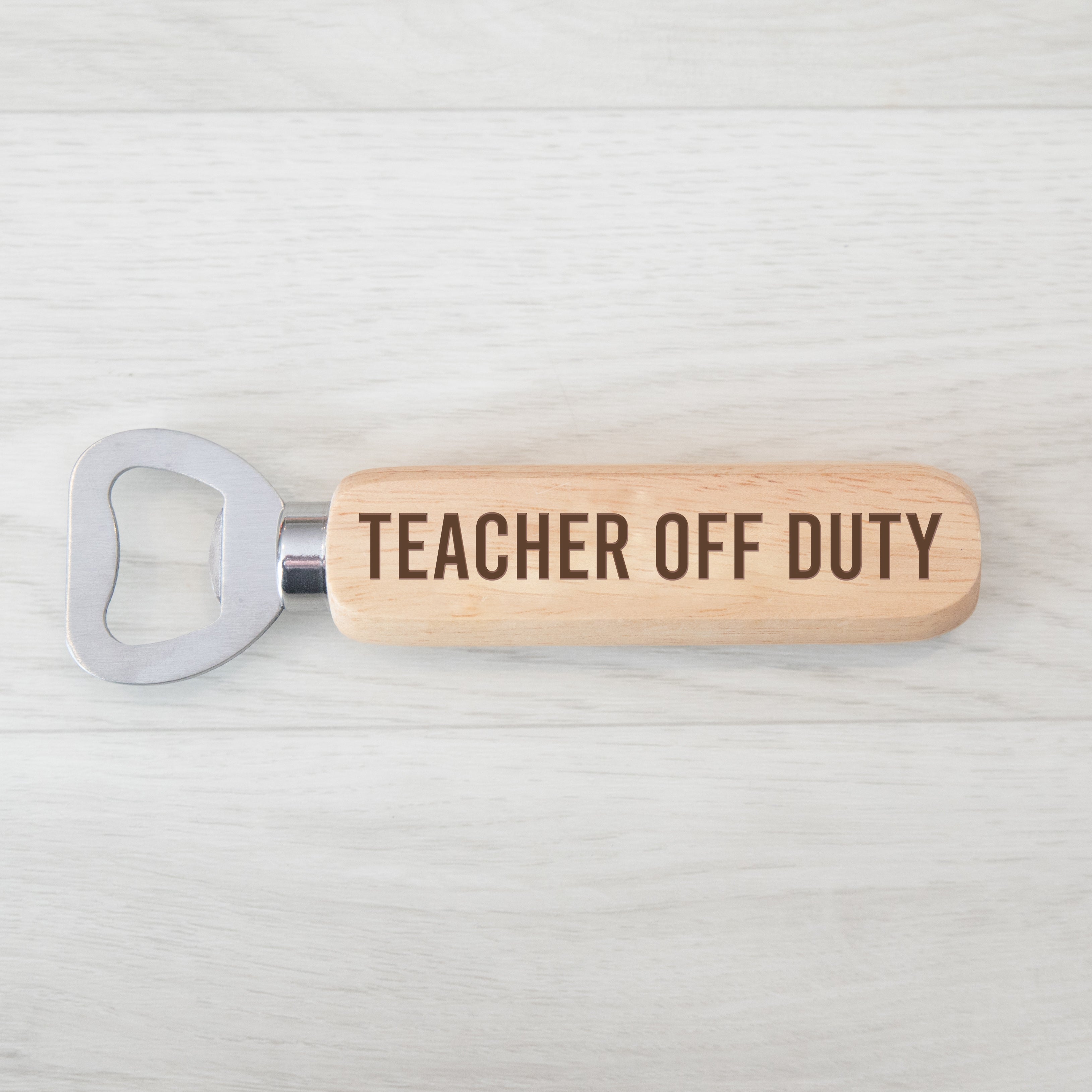 Custom Teacher Bottle Opener - Handheld
