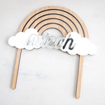 Load image into Gallery viewer, Rainbow Cake Topper
