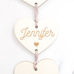 Load image into Gallery viewer, Our Family Hanging Hearts
