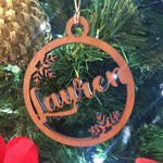 Load image into Gallery viewer, Snowflake Personalised Name Decoration
