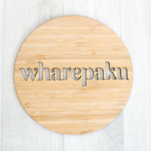 Te reo Māori room sign - Bamboo