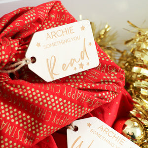 Want, Need, Wear, Read Gift tags