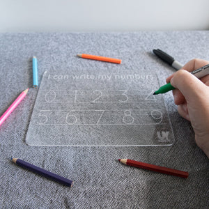 Wipe Clean Numbers Board