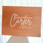 Load image into Gallery viewer, Wedding Names Sign - Layered Rectangle
