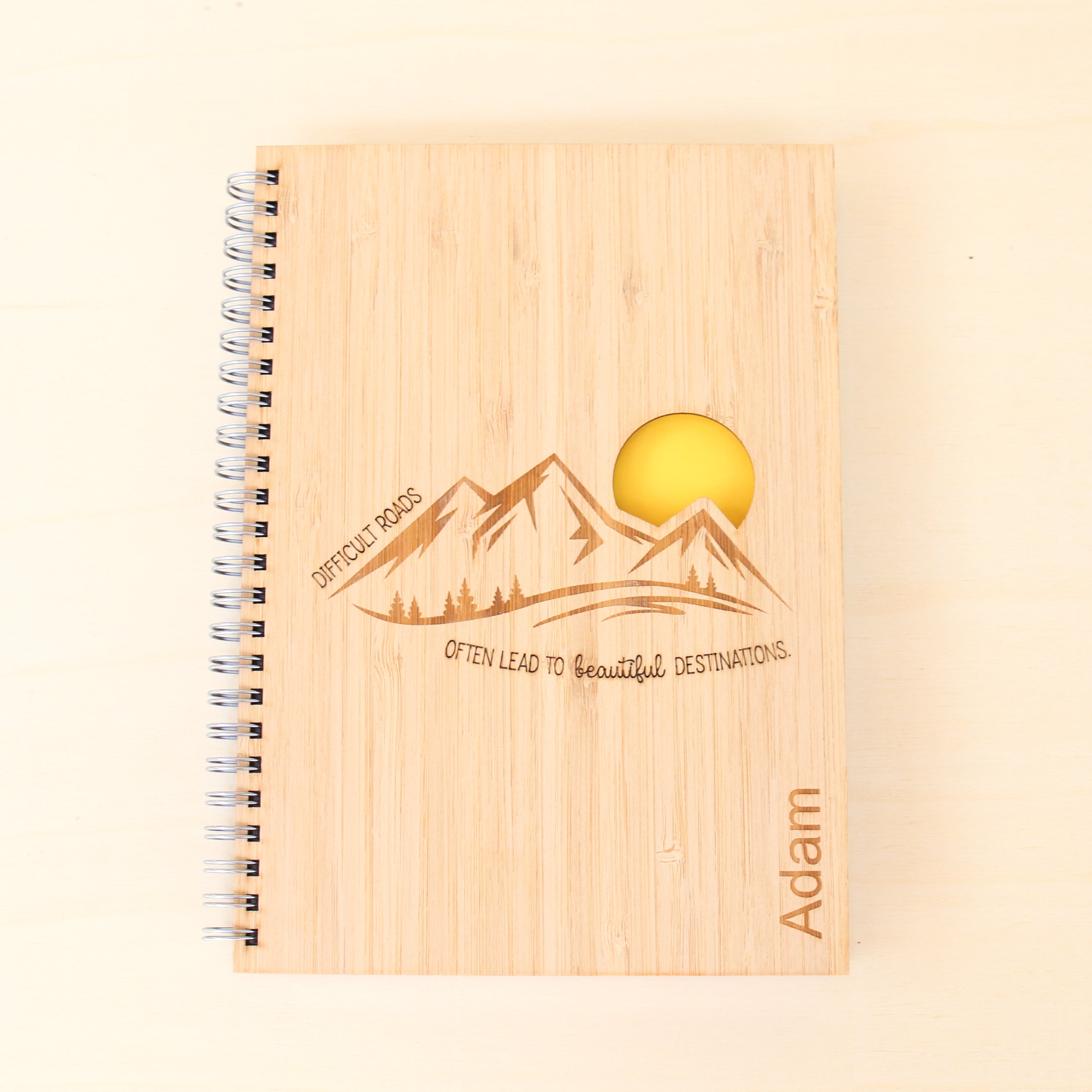 Personalised Notebook - Mountains