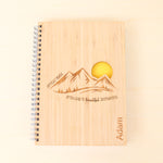Load image into Gallery viewer, Personalised Notebook - Mountains
