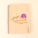 Load image into Gallery viewer, Personalised Notebook - Mountains
