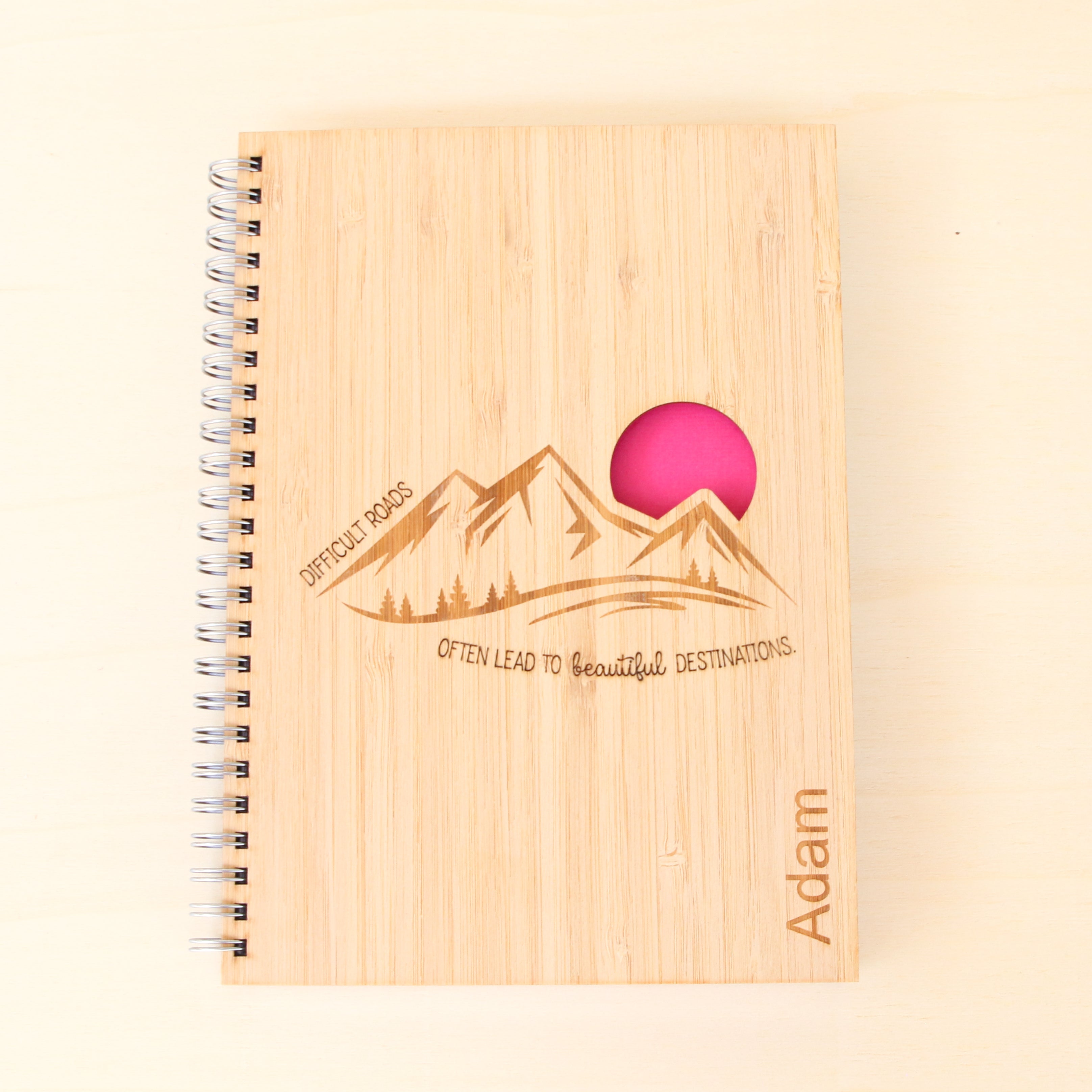 Personalised Notebook - Mountains