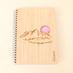 Load image into Gallery viewer, Personalised Notebook - Mountains
