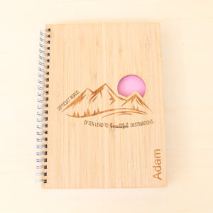 Personalised Notebook - Mountains