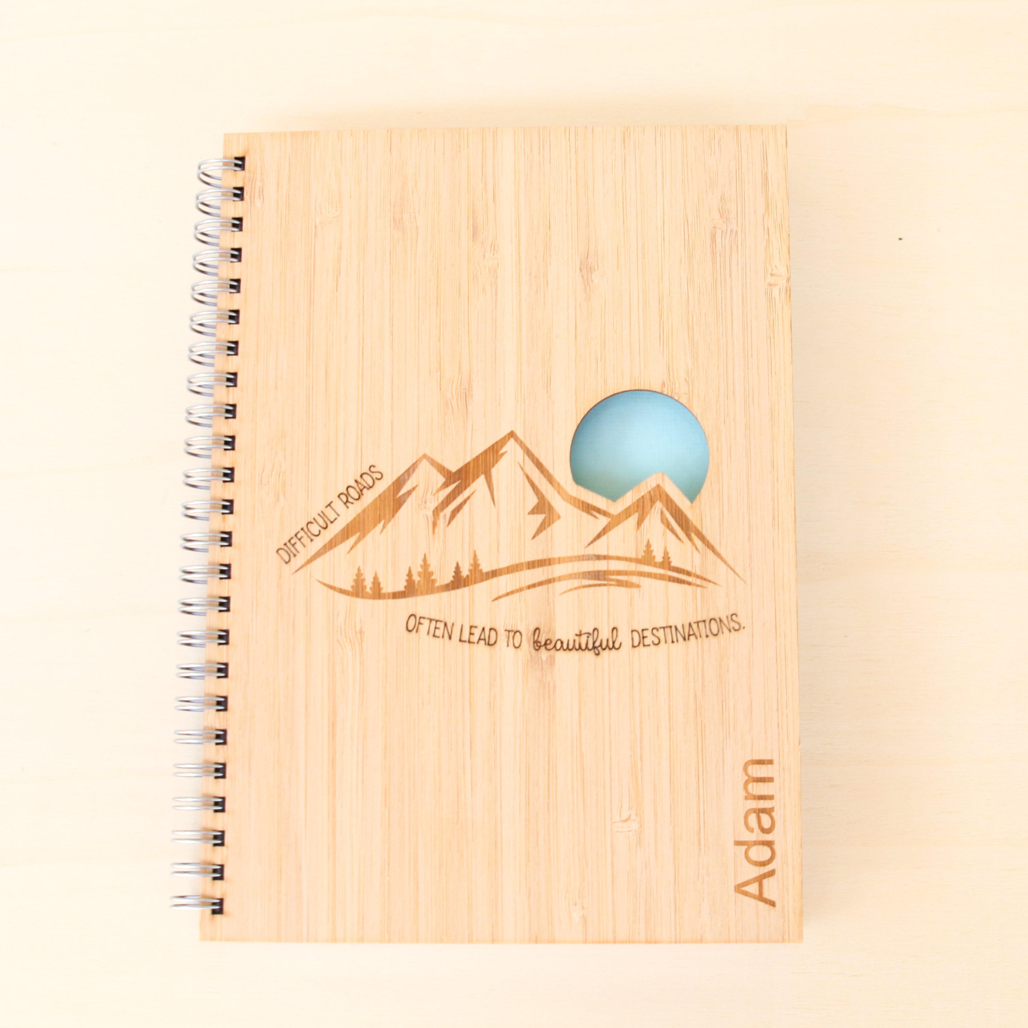Personalised Notebook - Mountains