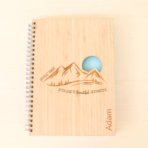Personalised Notebook - Mountains