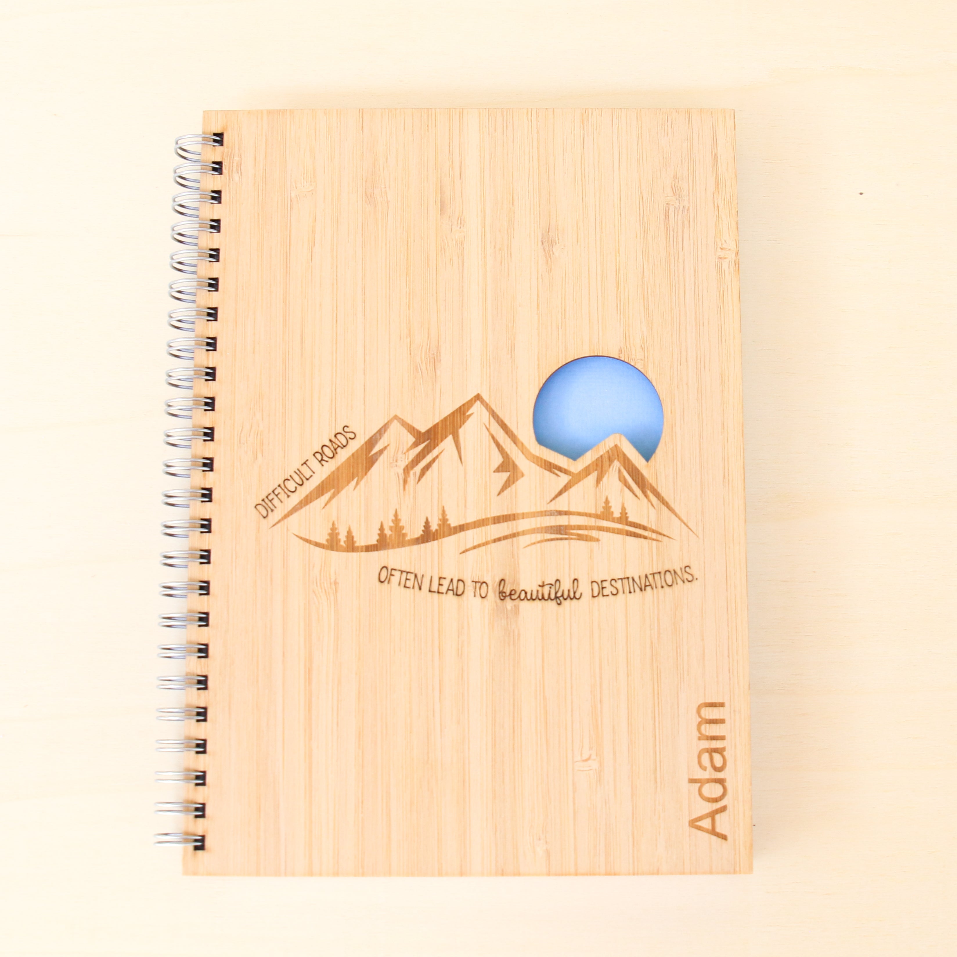 Personalised Notebook - Mountains