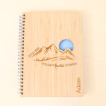 Load image into Gallery viewer, Personalised Notebook - Mountains
