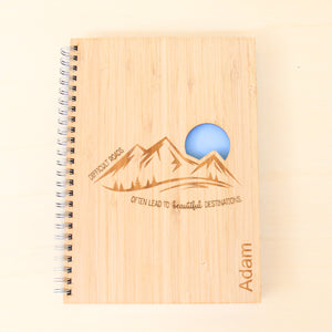 Personalised Notebook - Mountains