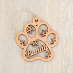 Load image into Gallery viewer, Personalised Paw Print Decoration
