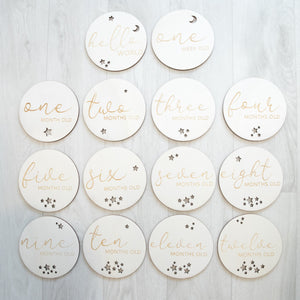 Baby Milestone Signs - Stars