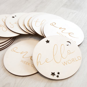 Baby Milestone Signs - Stars