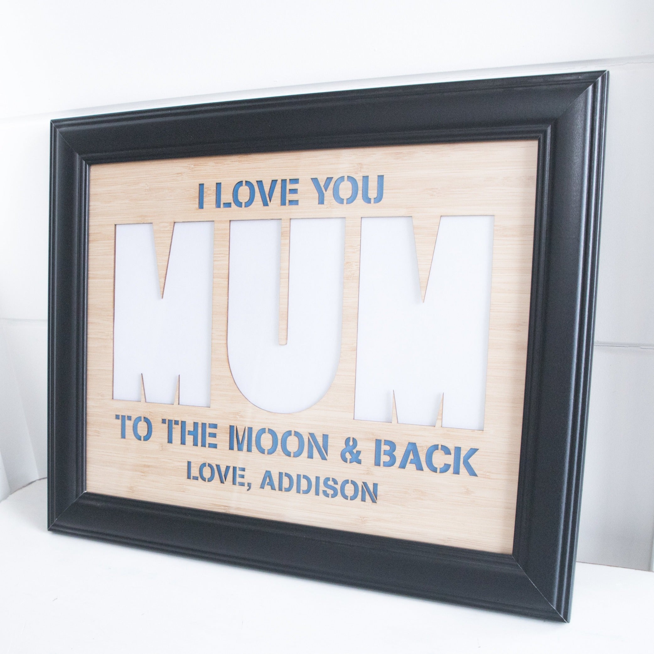 Mum Personalised Frame Cutout