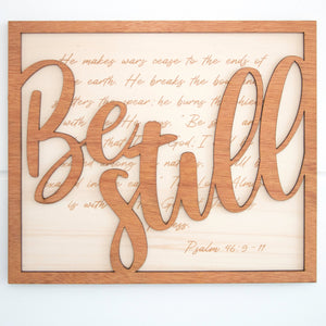 Be Still Wall Art