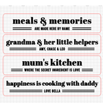 Load image into Gallery viewer, Personalised Recipe book holder
